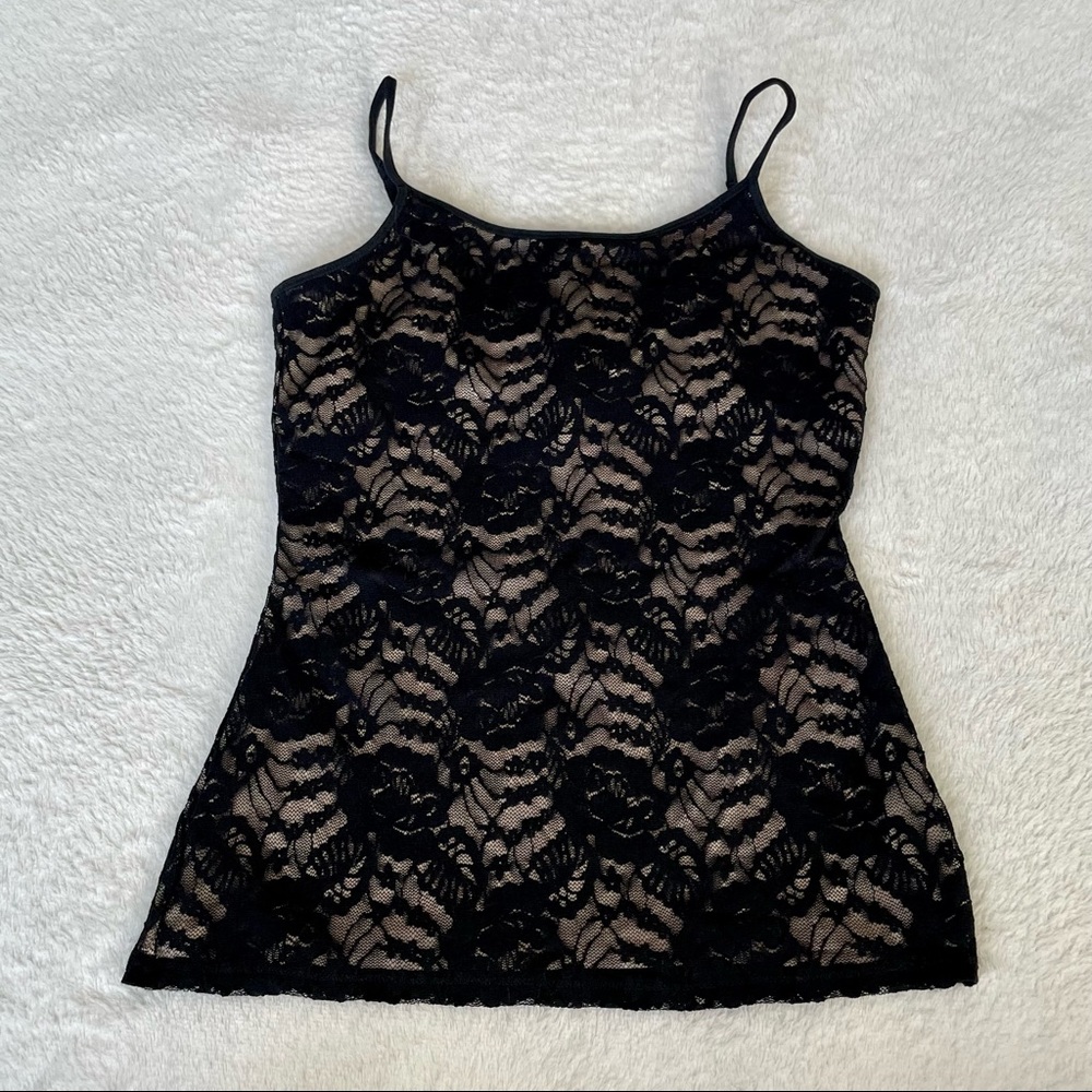 NWT Black Lace Express Cami